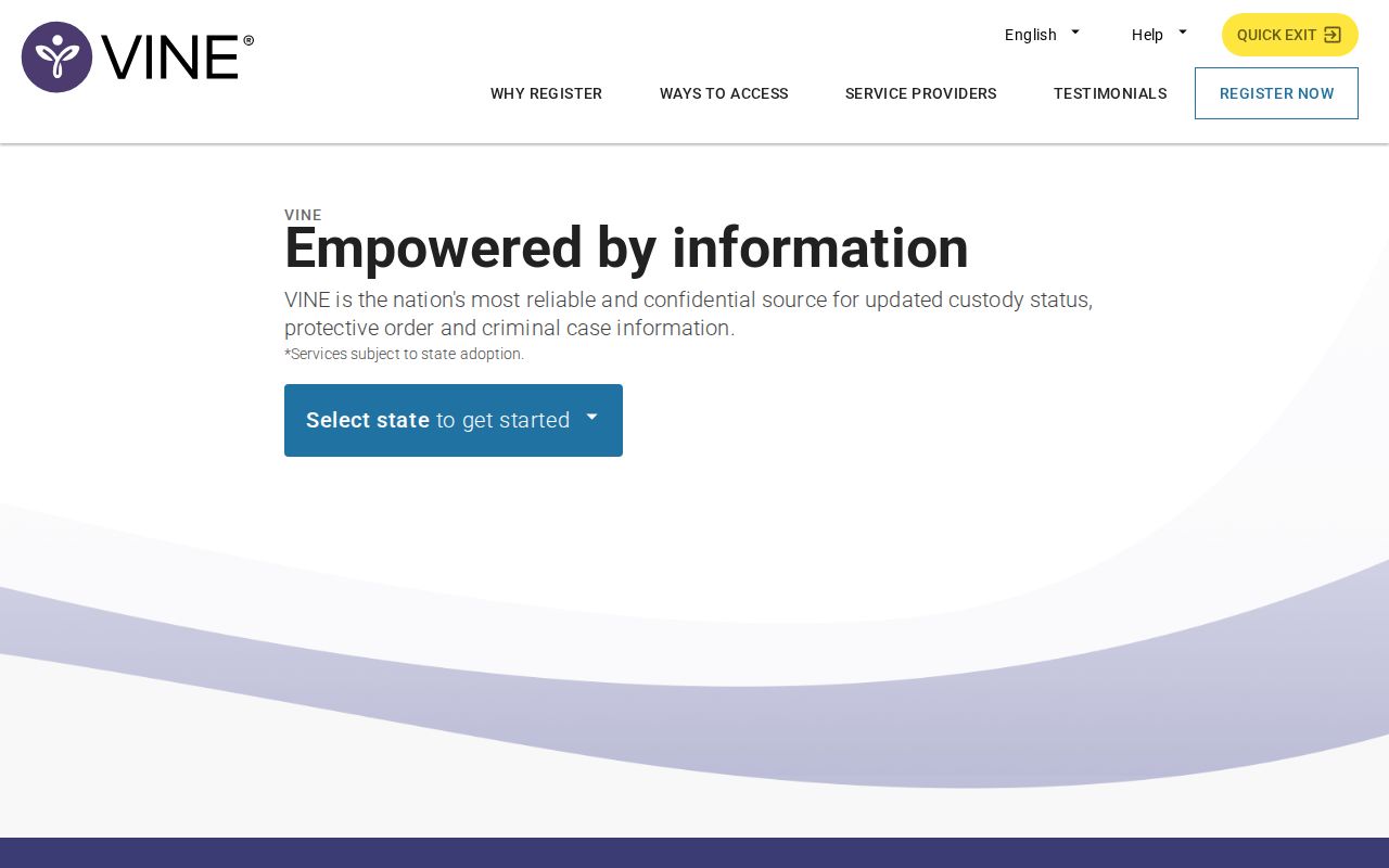 Warren County custody-record verification through VineLink